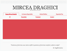 Tablet Screenshot of mirceadraghici.ro
